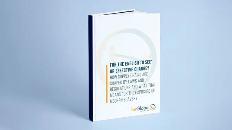 For the English to see' or effective change? How supply chains are shaped by laws and regulations and what that means for the exposure of modern slavery