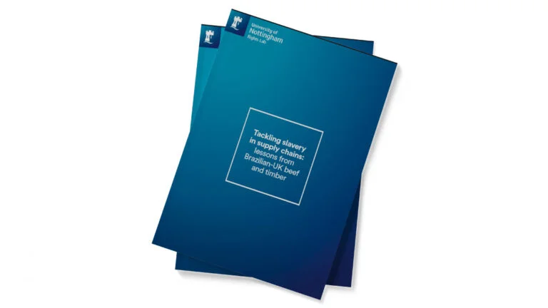 Tackling slavery in supply chains