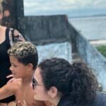 Heloisa and boy at Morro da Providencia